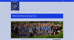 Desktop Screenshot of kruikenburgvolley.be