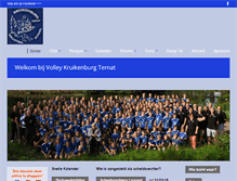 Tablet Screenshot of kruikenburgvolley.be